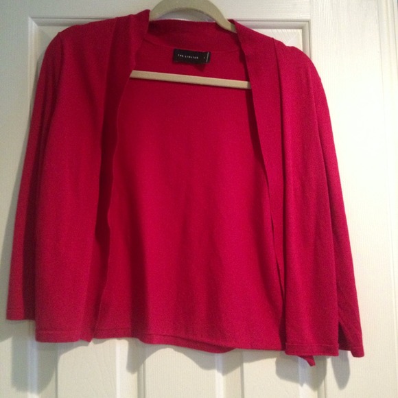 The Limited red cardigan size Small