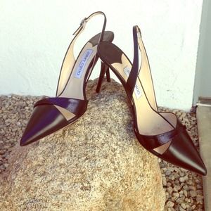 Authentic Jimmy Choo Classic Sling backs Sz 8.5