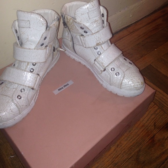 Miu miu sneaker wedge sneaker (Authentic)