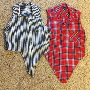 Two front tie shirts