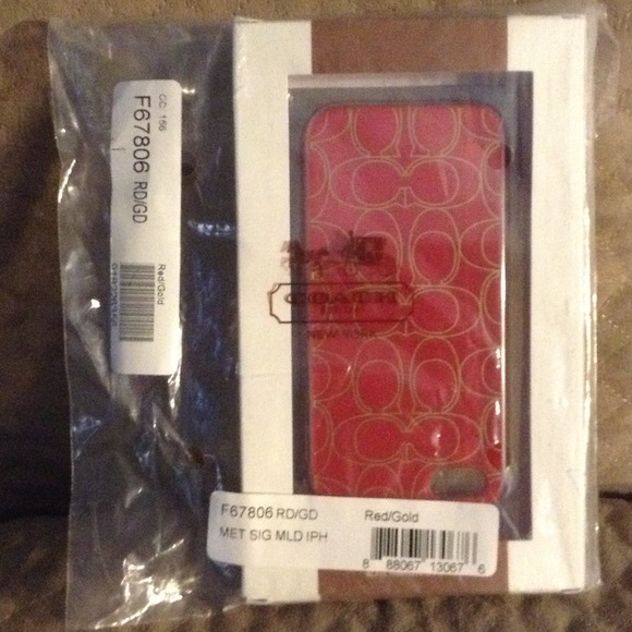 Coach authentic cellphone Holder