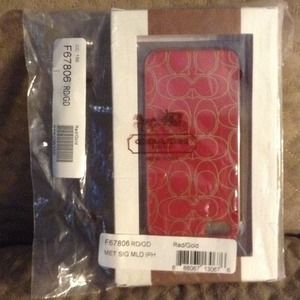 Coach authentic cellphone Holder