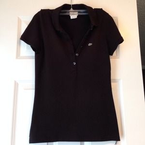 Lacoste black polo
