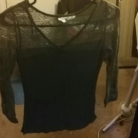 Forest green long sleeved shirt