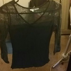 Forest green long sleeved shirt