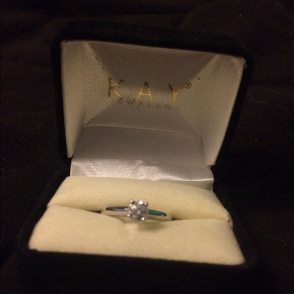 1/2 caret ring from Kay Jewelers in original box. - Picture 3 of 4
