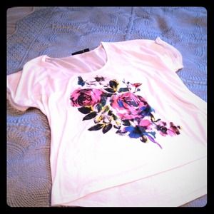 Beautiful short sleeve plus size top