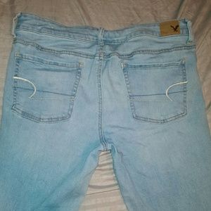 American Eagle light wash jeans