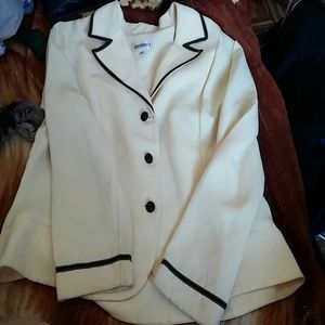 Canary and Black Blazer