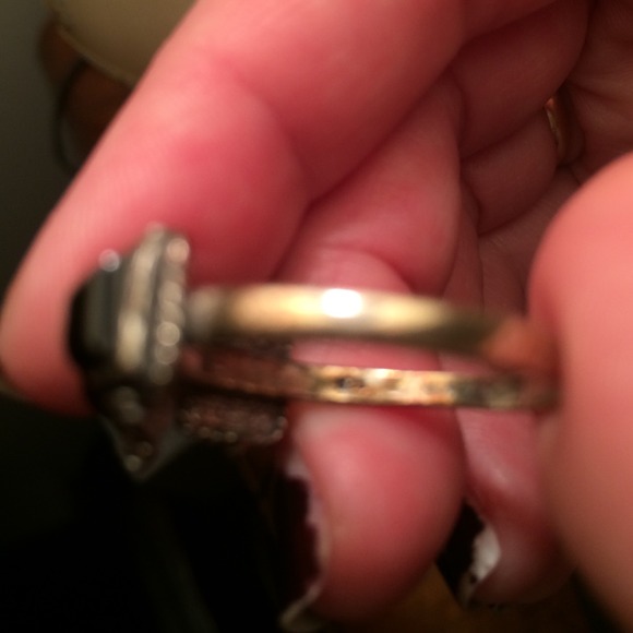 Sterling and Amber ring - Picture 3 of 3