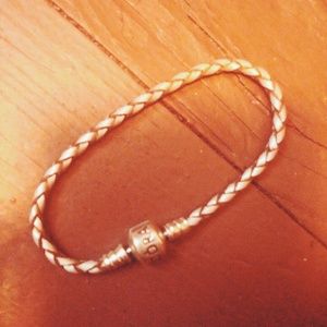 Pandora Bracelet - Single braided in Champagne