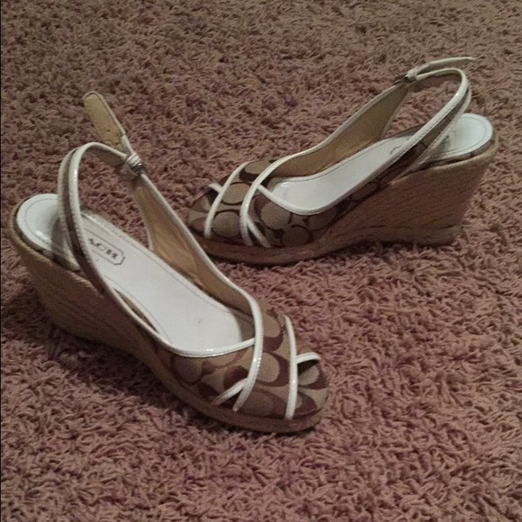 Coach wedges shoes
