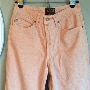 Vintage paisley Esprit high waisted jeans