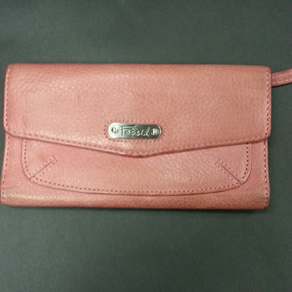 REDUCED!!!  Pink Fossil Wallet