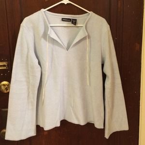 Light blue Express fleece pullover size XL