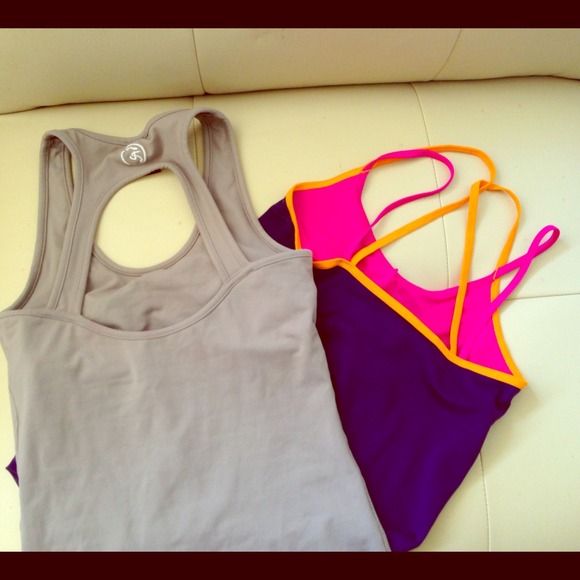 Cute workout tank tops athletic top bundle small