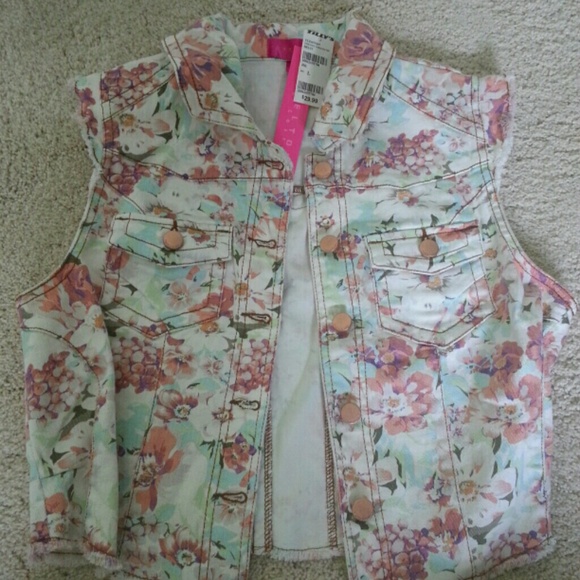 Floral Print Vest