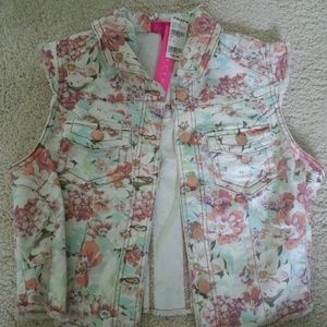 Floral Print Vest
