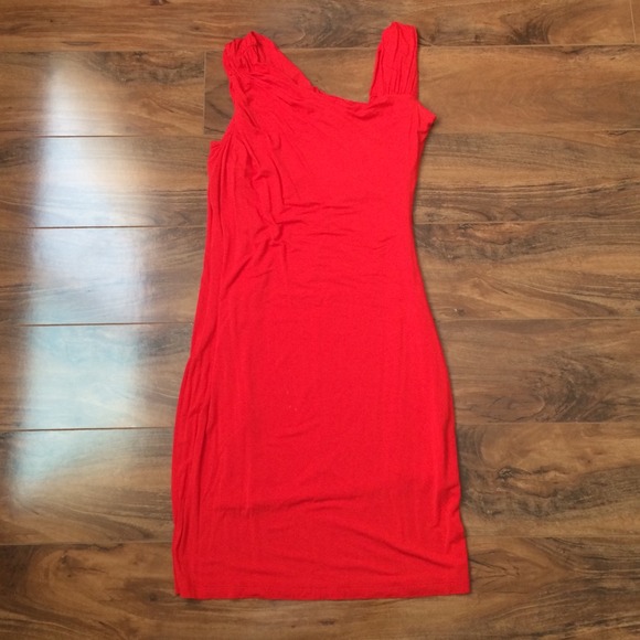 Calvin Klein Dresses & Skirts - Orange Calvin Klein fitted dress