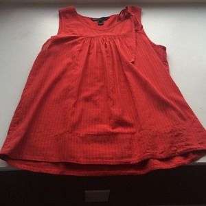 Marc By Marc Jacobs Orange Cotton Sleeveless Top