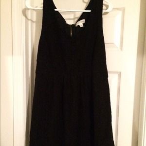 Little black dress with pattern