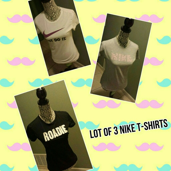 Reserved bundle of nike shirts with polo jacket
