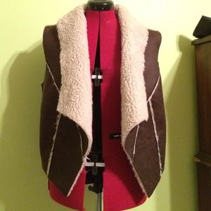 Reversible wool vest