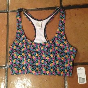 Forever 21 floral bra top