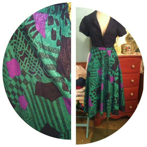 Glam vintage circle skirt