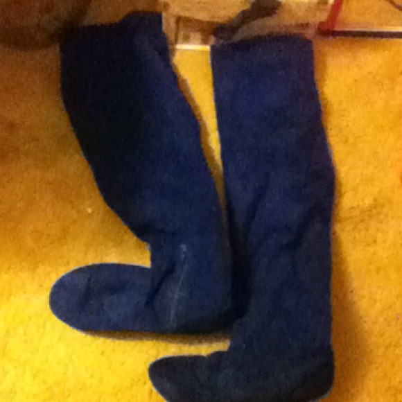 Blue boots
