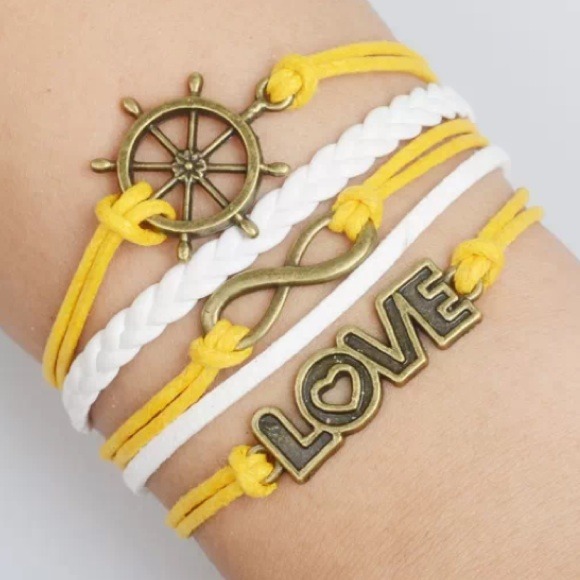 Infinity Rudder Love Friendship Bracelet