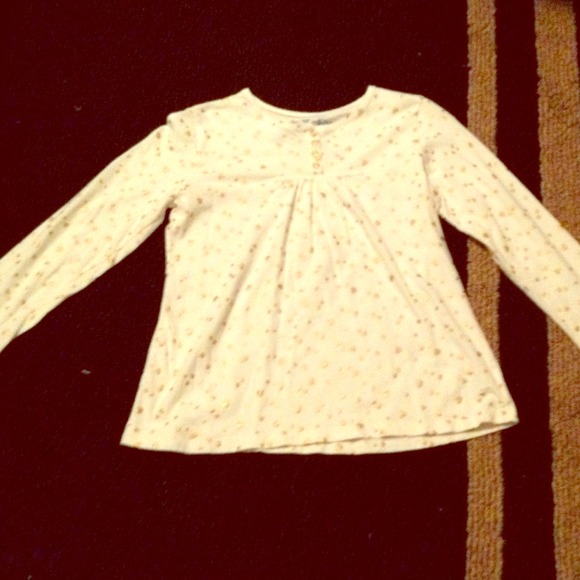 A heart printed shirt