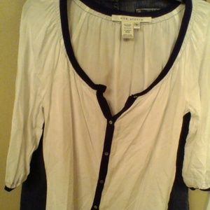 Bundle! Max Studio blouse and pink scarf