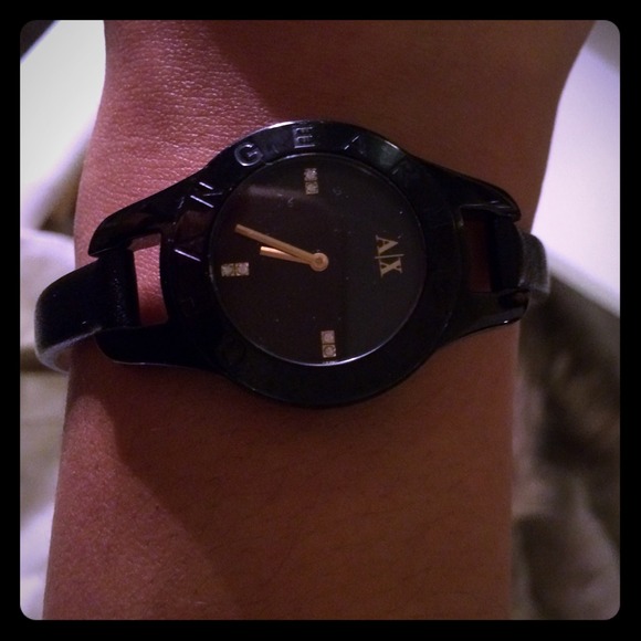 A/X Armani Exchange Accessories - Armani Exchange Black Watch