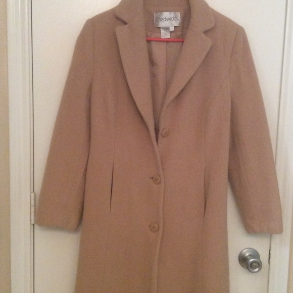 Chadwick's tan coat