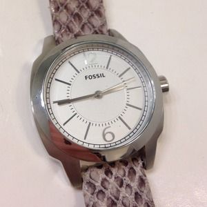 Fossil watch snakeskin band