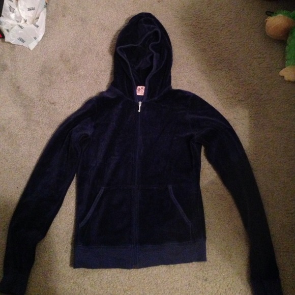 Navy Juicy Hoodie