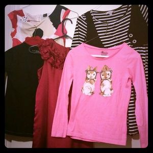 Girls dresses and tops