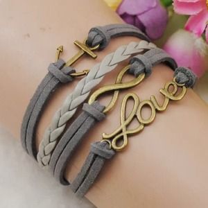 Infinity Anchor Love Friendship Bracelet