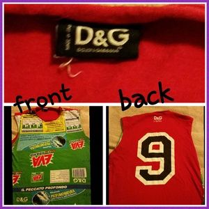 Dolce n gabbana sleeveless shirt