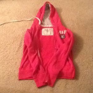 Abercrombie and Fitch (hot pink) zip-up.