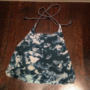 tie dye halter top