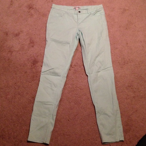 Forever 21 Mint skinny jeans