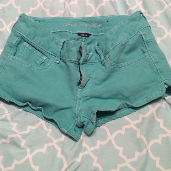 Teal shorts