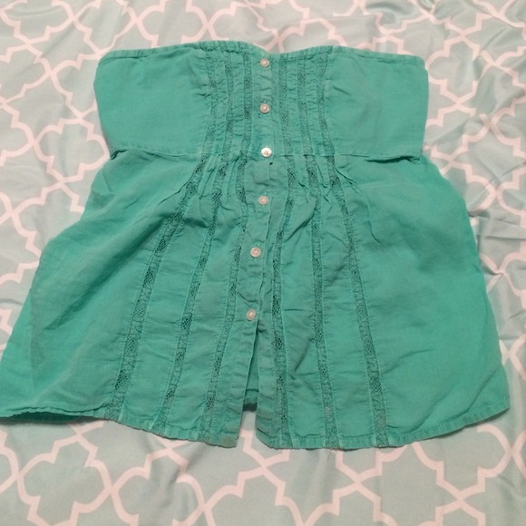 Aerie tube top teal