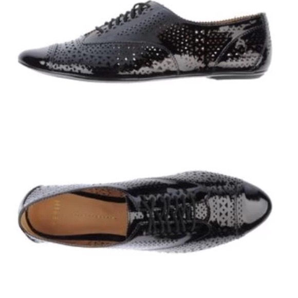 Aerin Alderly Lace Up Oxfords Leather Flats.