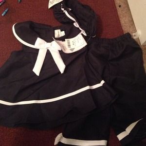 Sailor little girls outfit