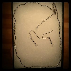Swarovski Crystal Necklace and Earring Set