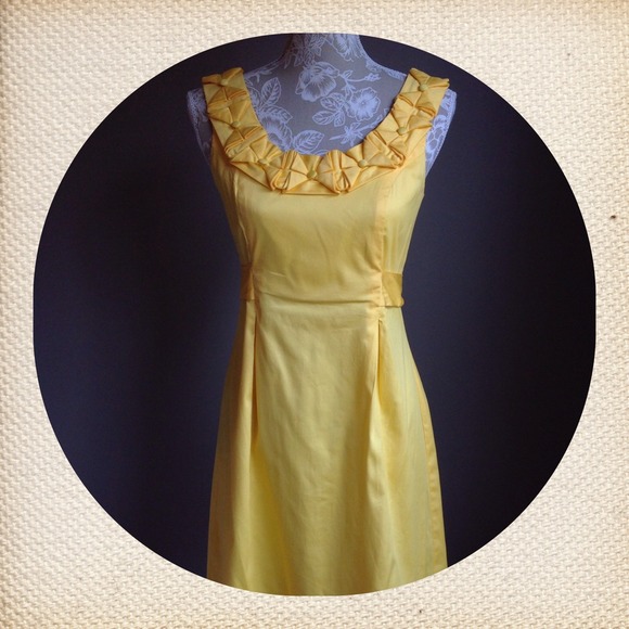 #36 MAX AND CLEO YELLOW DRESS - Picture 2 of 3