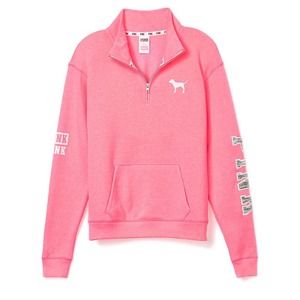 Vs pink boyfriend half-zip